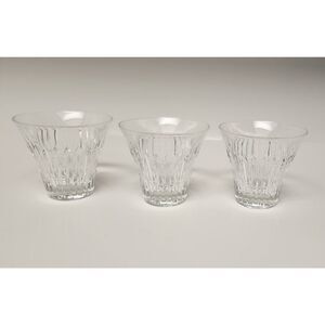 Discontinued "Knightsbridge" by Godinger Three Double Old Fashion Glasses